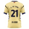 Maillot de Supporter FC Barcelone x Kobe Bryant Frenkie de Jong 21 Extérieur 2025-26 Pour Homme